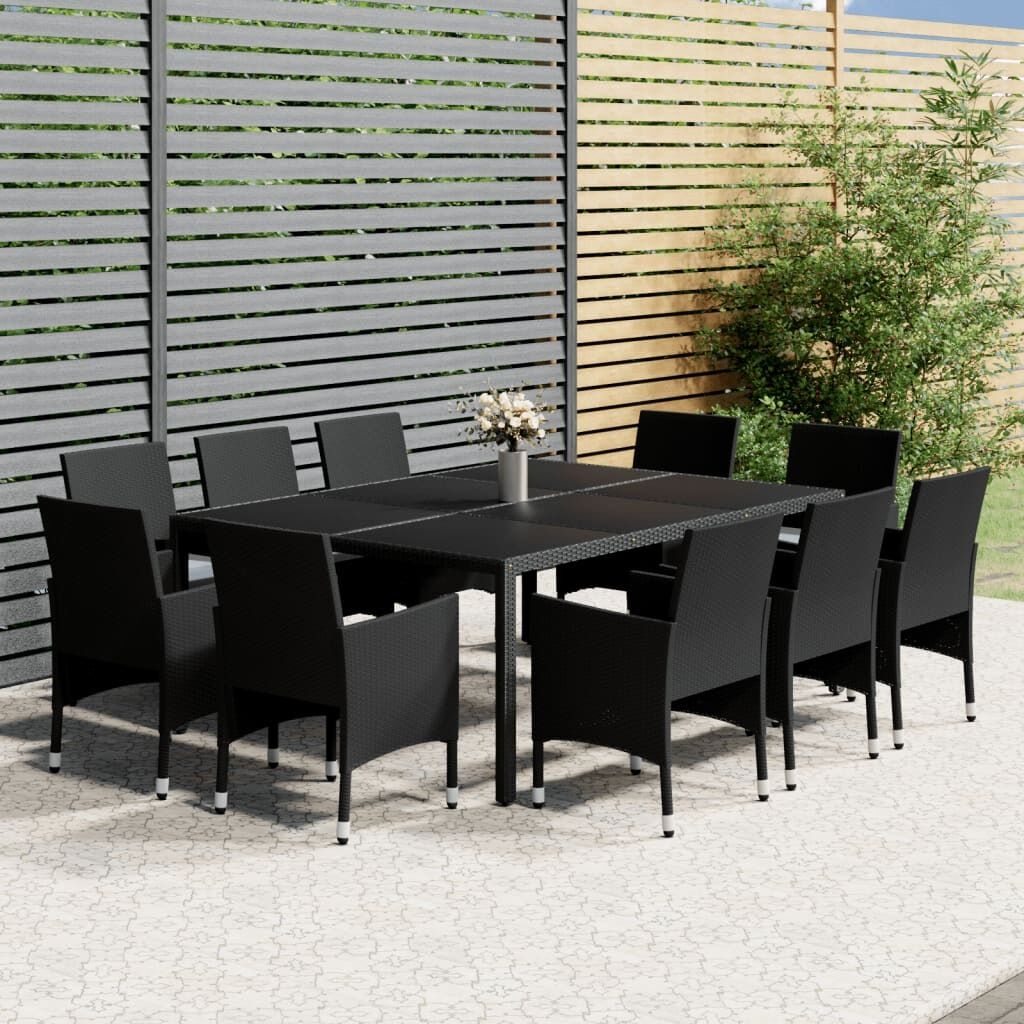 11 Piece Garden Dining Set Poly Rattan 11 Piece Garden Dining Set Poly Rattan