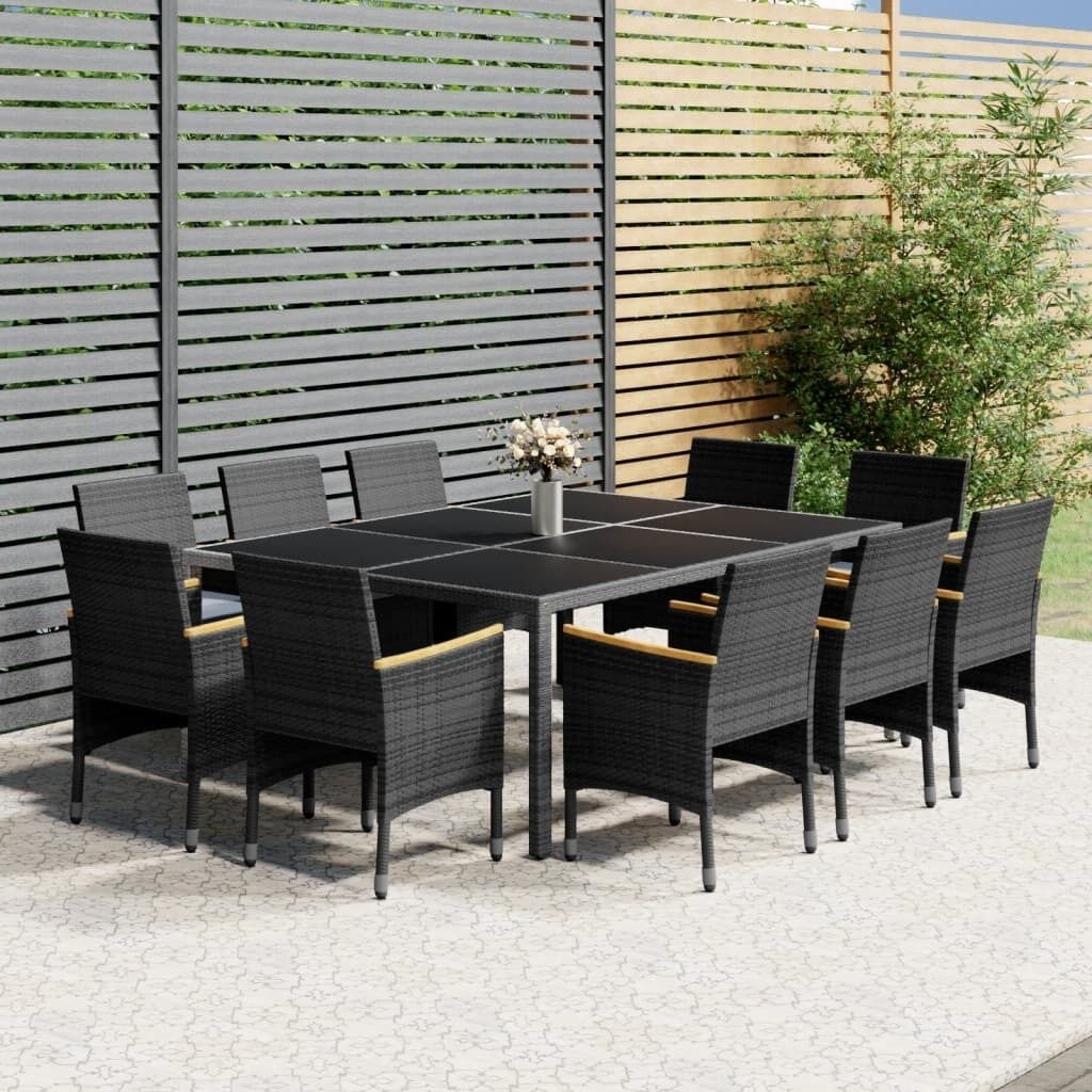 11 Piece Garden Dining Set Poly Rattan 11 Piece Garden Dining Set Poly Rattan