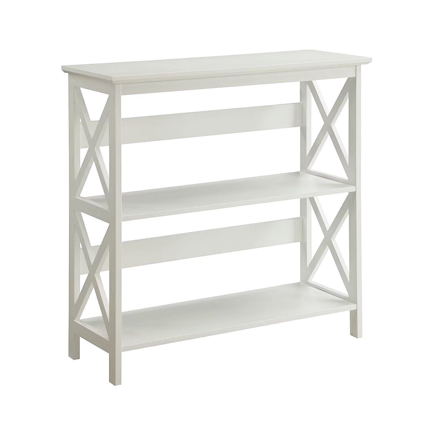 Sarantino Lucas 3-Tier Bookshelf Display Rack Sarantino Lucas 3-Tier Bookshelf Display Rack
