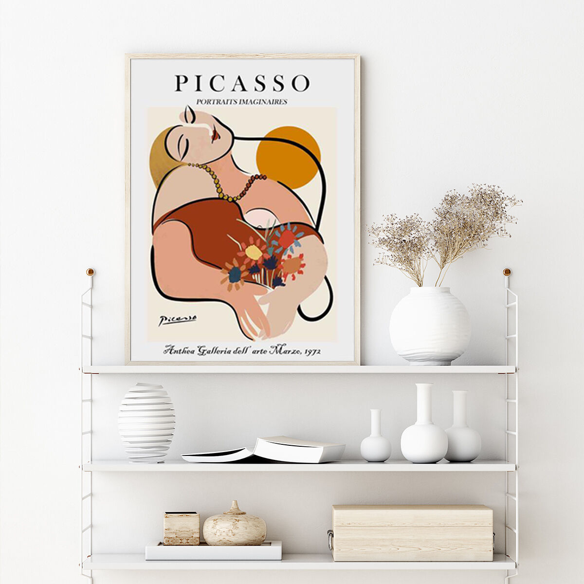 Le Reve by Pablo Picasso Wood Frame Canvas Wall Art Le Reve by Pablo Picasso Wood Frame Canvas Wall Art