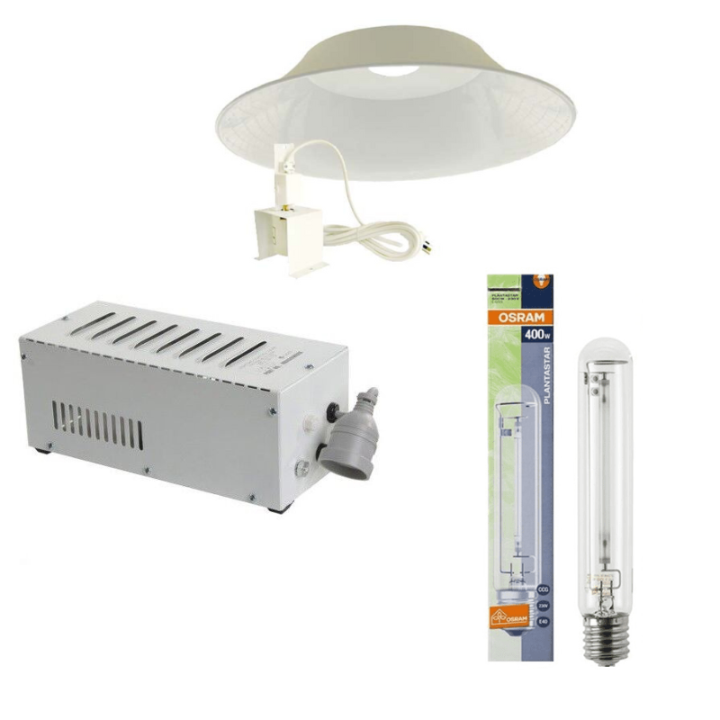 Grow Light Kit with Osram Bulb and 730mm Deep Bowl Reflector Grow Light Kit with Osram Bulb and 730mm Deep Bowl Reflector
