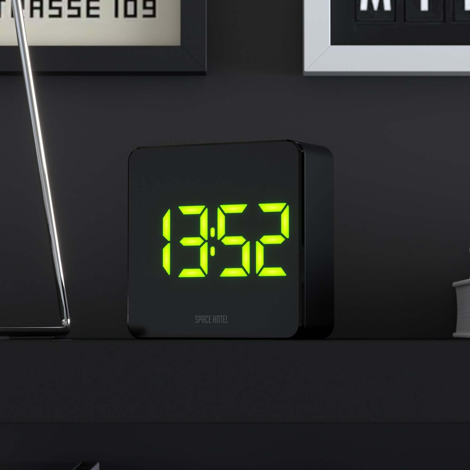 Newgate Space Hotel Orbatron Alarm Clock Black Case Newgate Space Hotel Orbatron Alarm Clock Black Case
