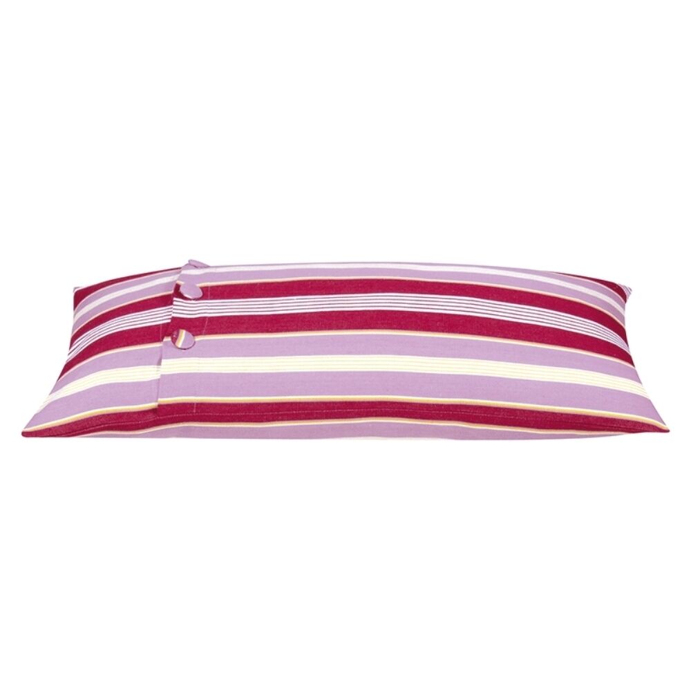 Coste Fuchsia Multicoloured Striped Cushion Cover Coste Fuchsia Multicoloured Striped Cushion Cover