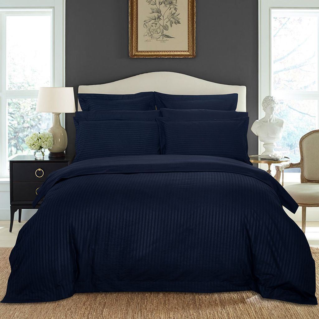 1000TC Ultra Soft Striped Duvet Doona Quilt Cover Set 1000TC Ultra Soft Striped Duvet Doona Quilt Cover Set