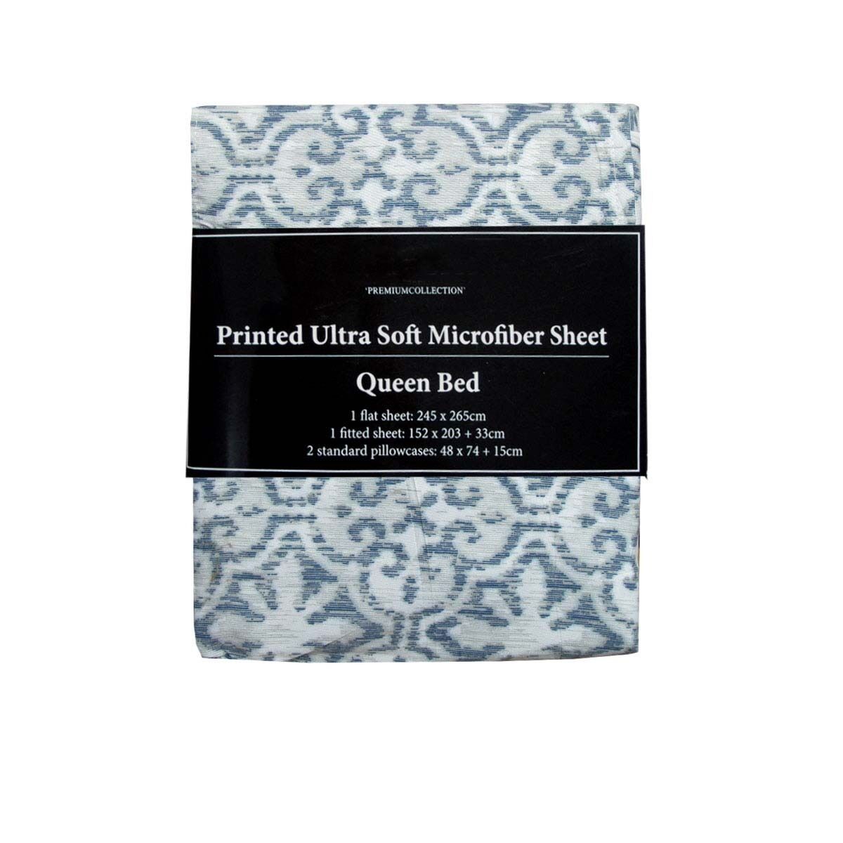 Printed Microfiber Sheet Set Single Printed Microfiber Sheet Set Single