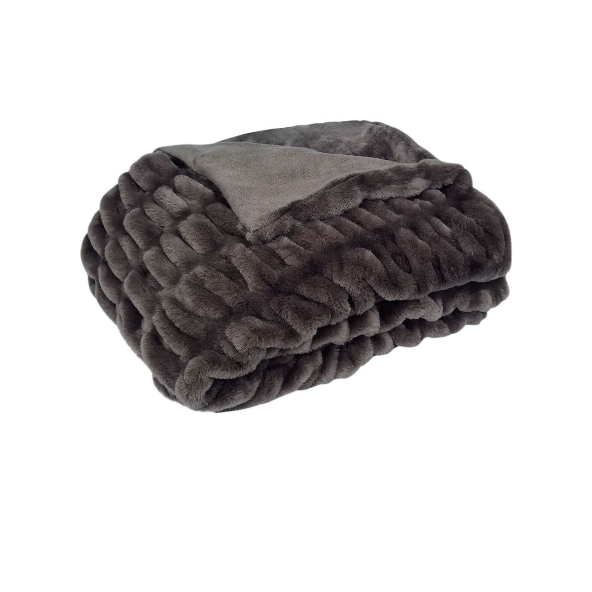 Skyler Faux Fur Throw Rug 130 x 160cm Skyler Faux Fur Throw Rug 130 x 160cm