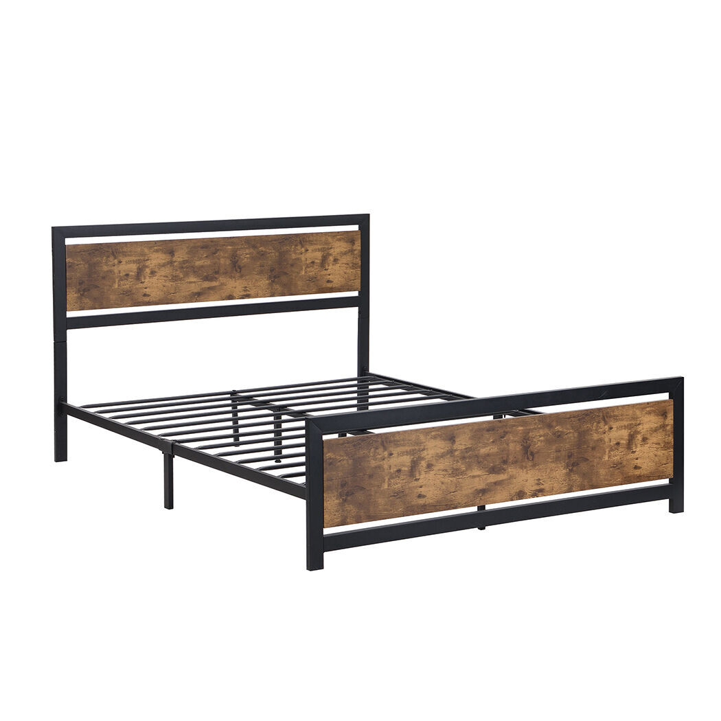 Metal Bed Frame Mattress Base Double - Model-0ECF47 Metal Bed Frame Mattress Base Double - Model-0ECF47