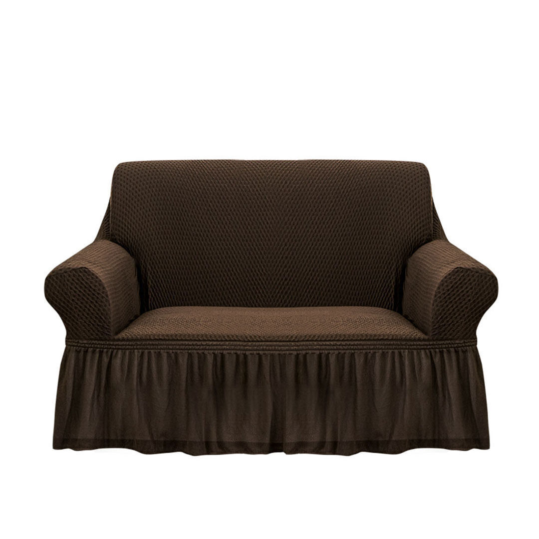 Sofa Cover with Ruffled Skirt Couch Protector High Stretch Lounge Slipcover Home Decor Sofa Cover with Ruffled Skirt Couch Protector High Stretch Lounge Slipcover Home Decor