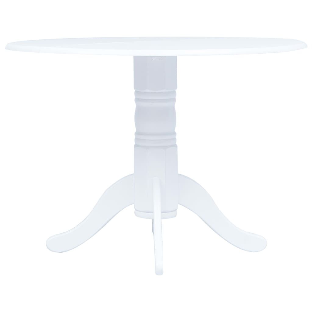 Dining Table 106 cm Solid Rubber Wood Dining Table 106 cm Solid Rubber Wood