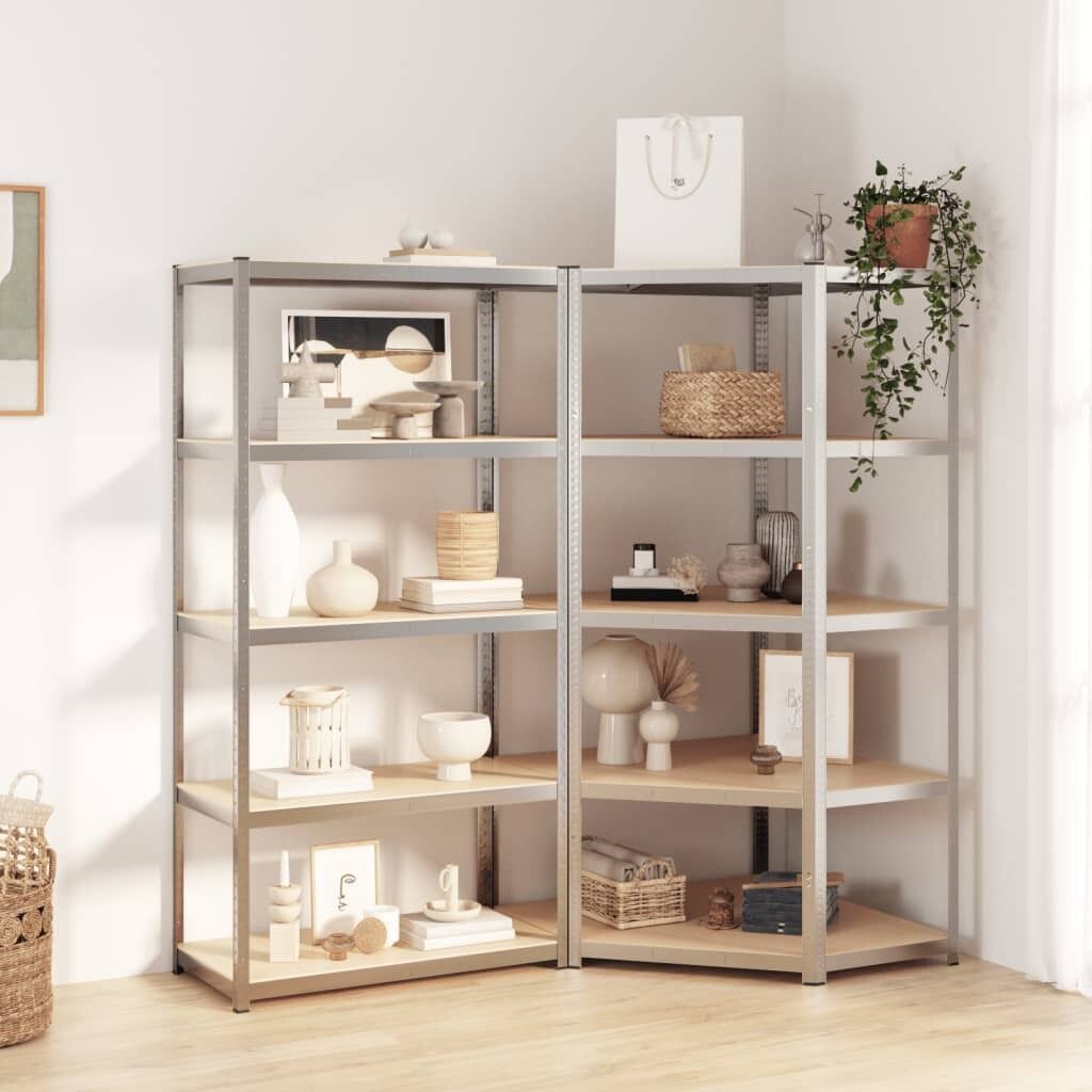 5-Layer Heavy-duty Shelves Steel&Engineered Wood 5-Layer Heavy-duty Shelves Steel&Engineered Wood