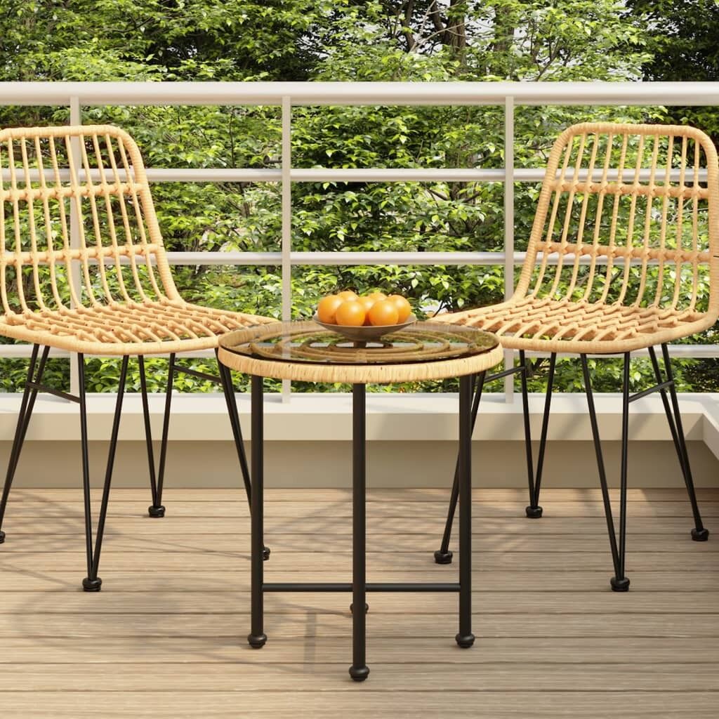 Dining Table Tempered Glass and Steel Dining Table Tempered Glass and Steel