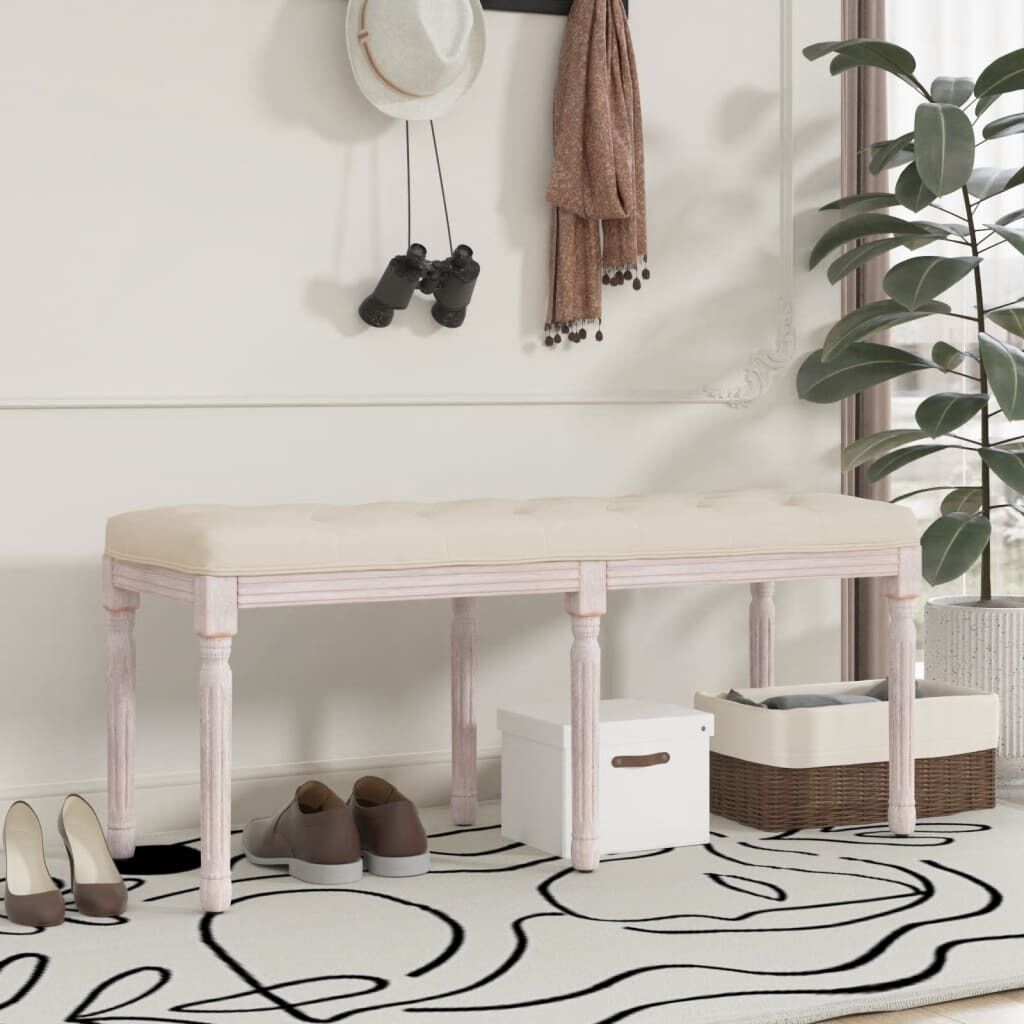 Bench 110x40x49 cm Fabric Bench 110x40x49 cm Fabric