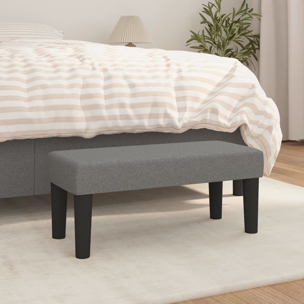 Bench Dark Grey Fabric Bench Dark Grey Fabric