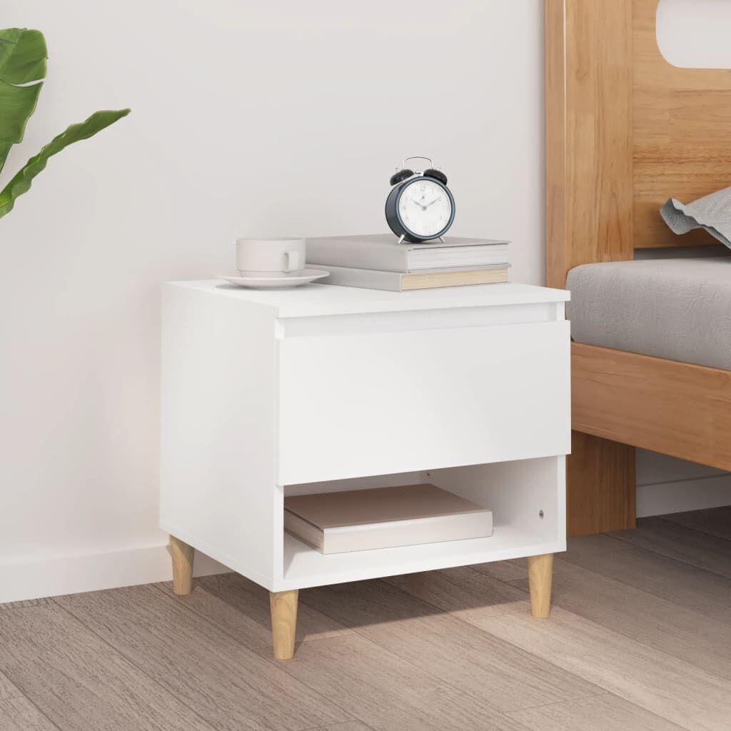 Halesowen Bedside Table 50x46x50 cm Engineered Wood Halesowen Bedside Table 50x46x50 cm Engineered Wood