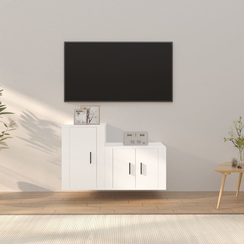 2 Piece TV Cabinet Set Engineered Wood 2 Piece TV Cabinet Set Engineered Wood