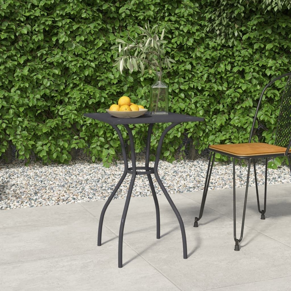 Garden Table Anthracite Steel Mesh Garden Table Anthracite Steel Mesh
