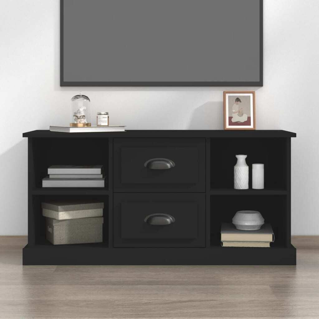TV Cabinet White 99.5x35.5x48 cm Engineered Wood TV Cabinet White 99.5x35.5x48 cm Engineered Wood