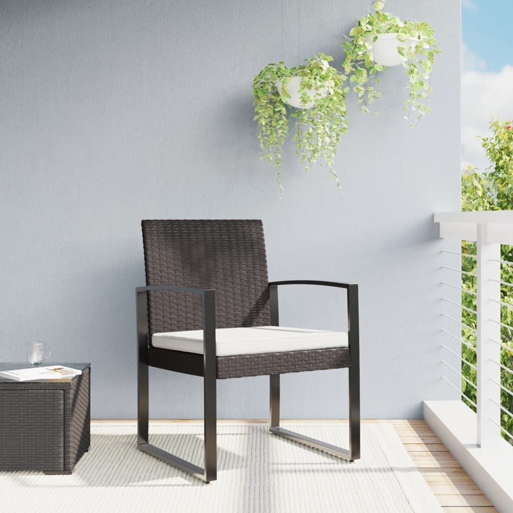 Garden Dining Chairs 2 pcs PP Rattan Garden Dining Chairs 2 pcs PP Rattan