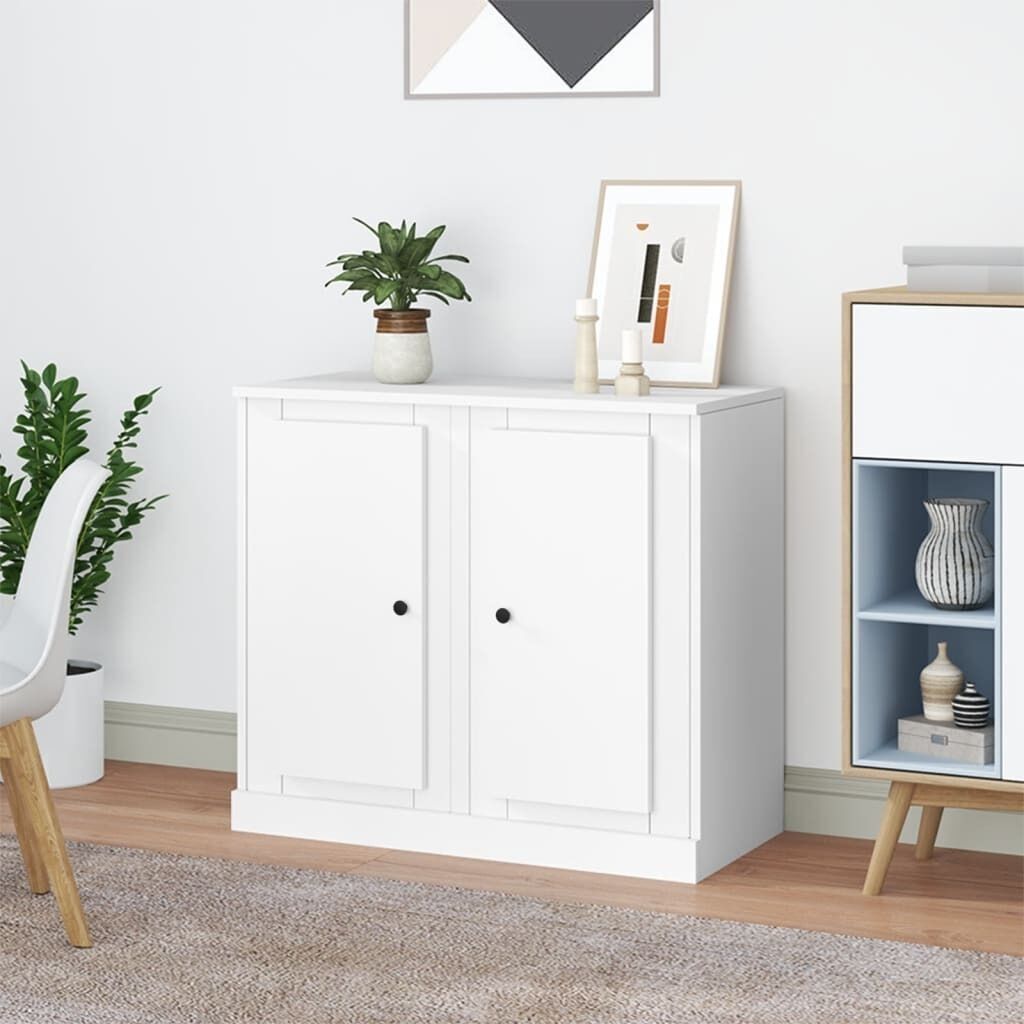Sideboard White 37.5x35.5x67.5 cm Engineered Wood Sideboard White 37.5x35.5x67.5 cm Engineered Wood