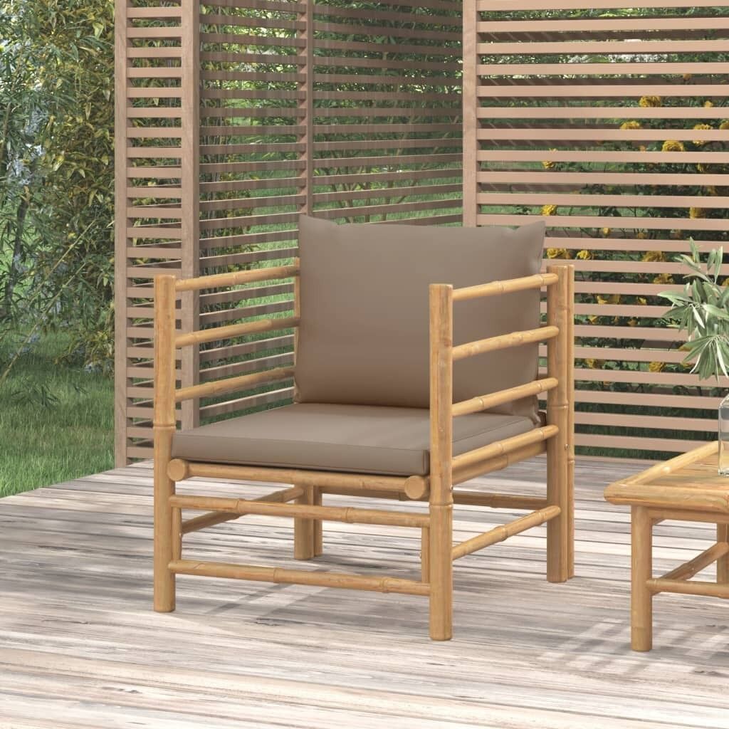 Garden Sofa with Cushions Bamboo Garden Sofa with Cushions Bamboo