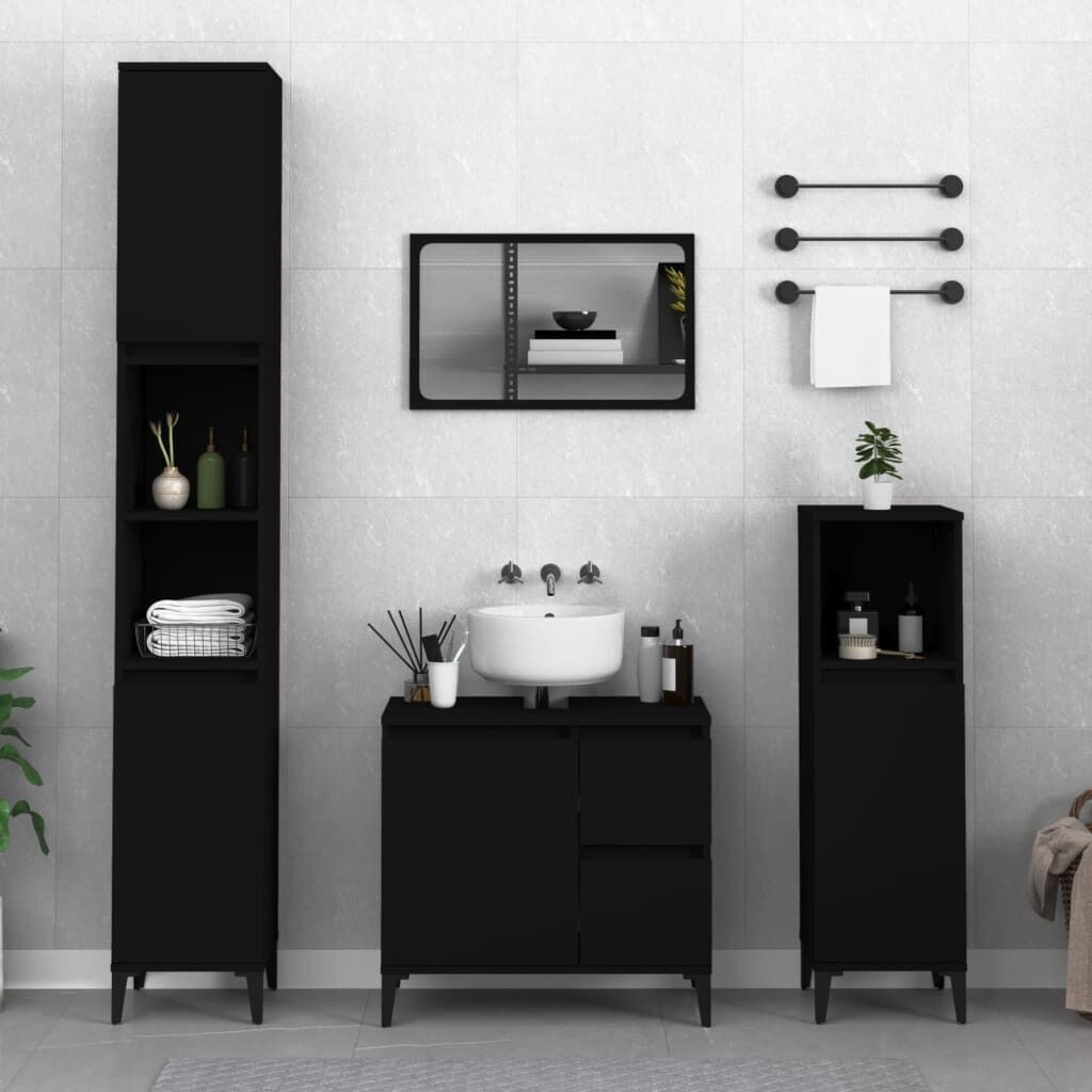 Bathroom Cabinet 30x30x190 cm Engineered Wood Bathroom Cabinet 30x30x190 cm Engineered Wood