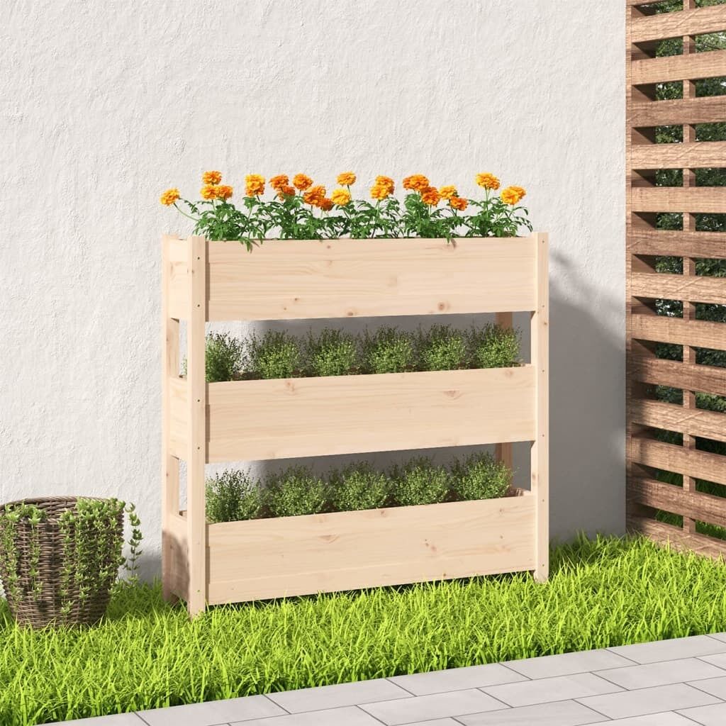 Planter Solid Wood Pine Planter Solid Wood Pine