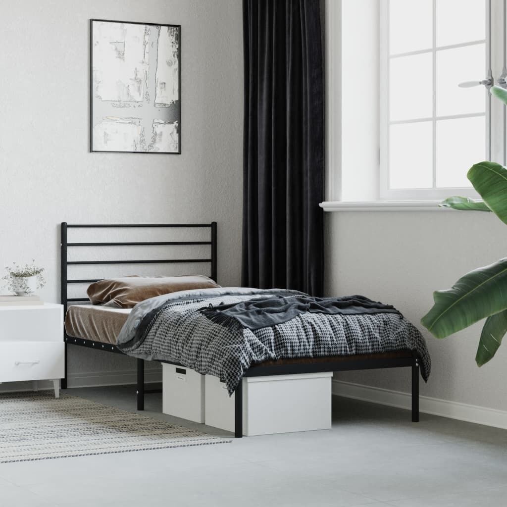 Metal Bed Frame with Headboard Metal Bed Frame with Headboard