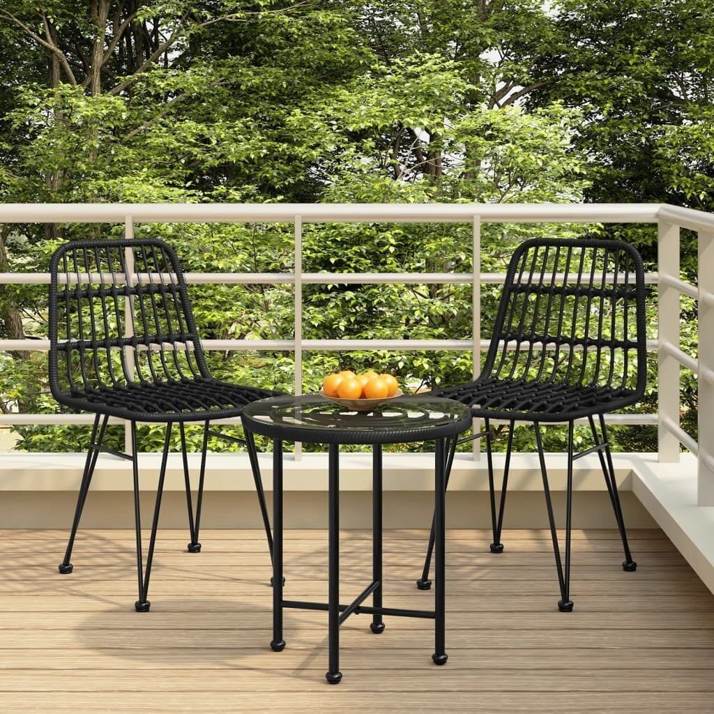 3 Piece Garden Dining Set Poly Rattan 3 Piece Garden Dining Set Poly Rattan