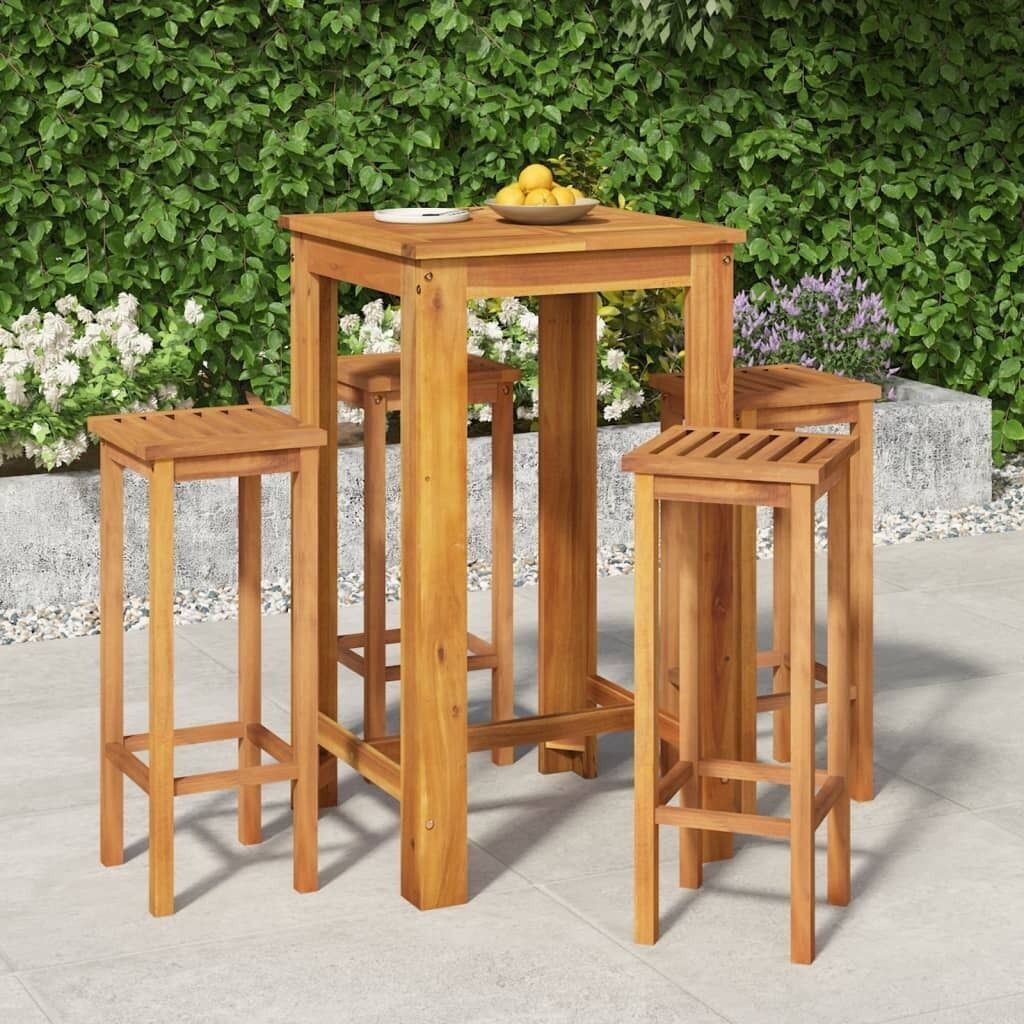 Garden Dining Set Solid Wood Acacia Garden Dining Set Solid Wood Acacia