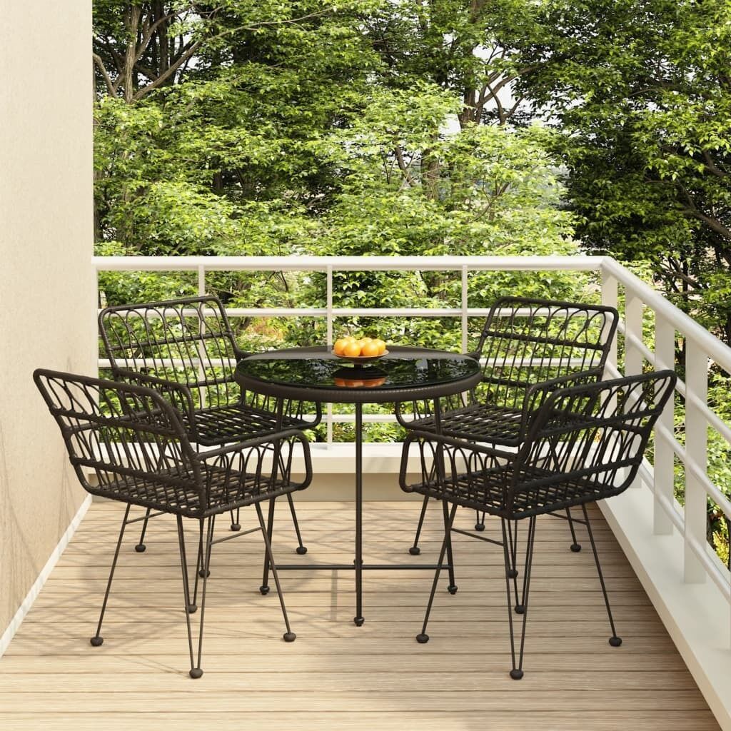5 Piece Garden Dining Set Poly Rattan 5 Piece Garden Dining Set Poly Rattan