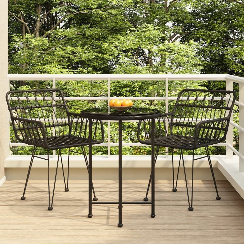 3 Piece Garden Dining Set Poly Rattan 3 Piece Garden Dining Set Poly Rattan