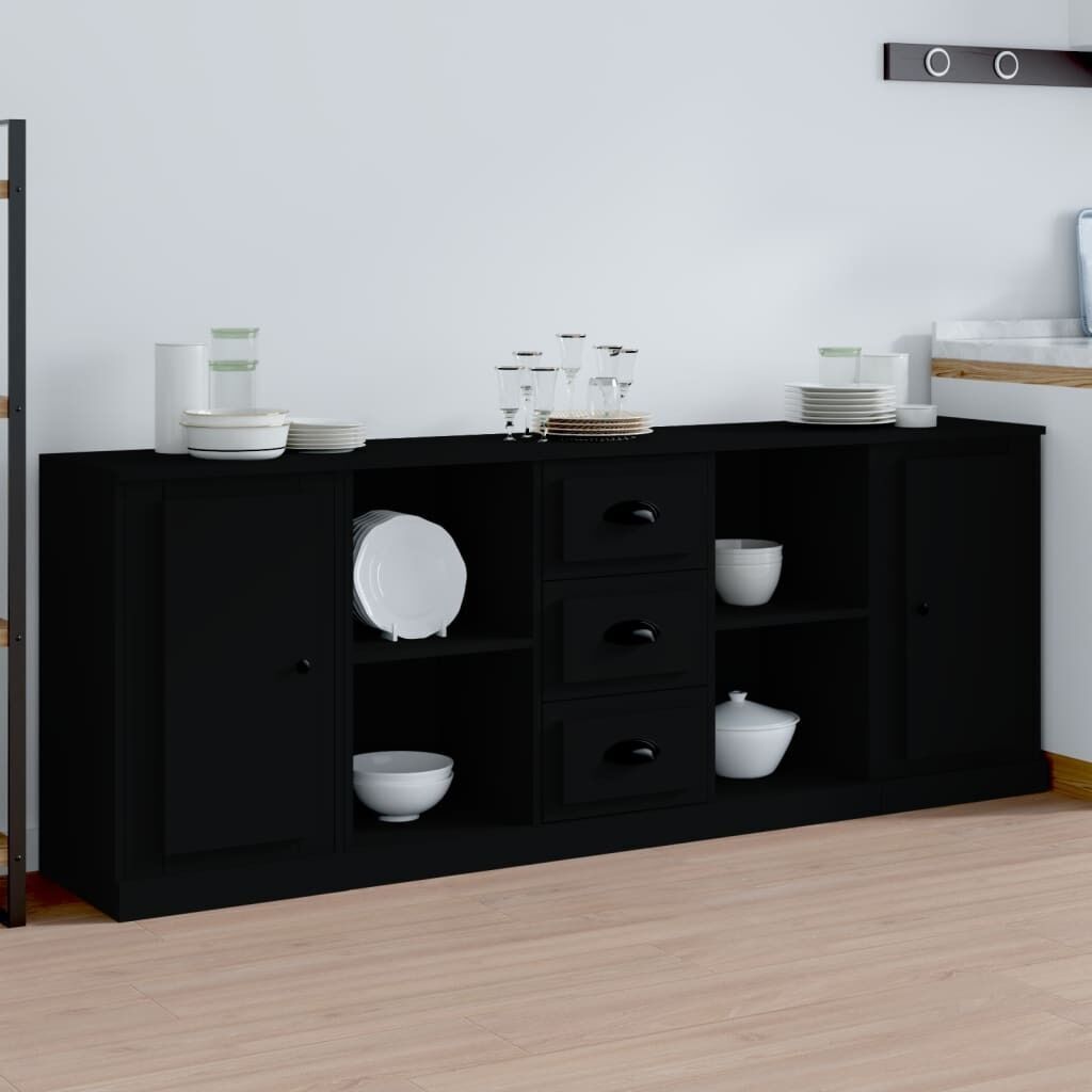 Sideboards 3 pcs Engineered Wood Sideboards 3 pcs Engineered Wood