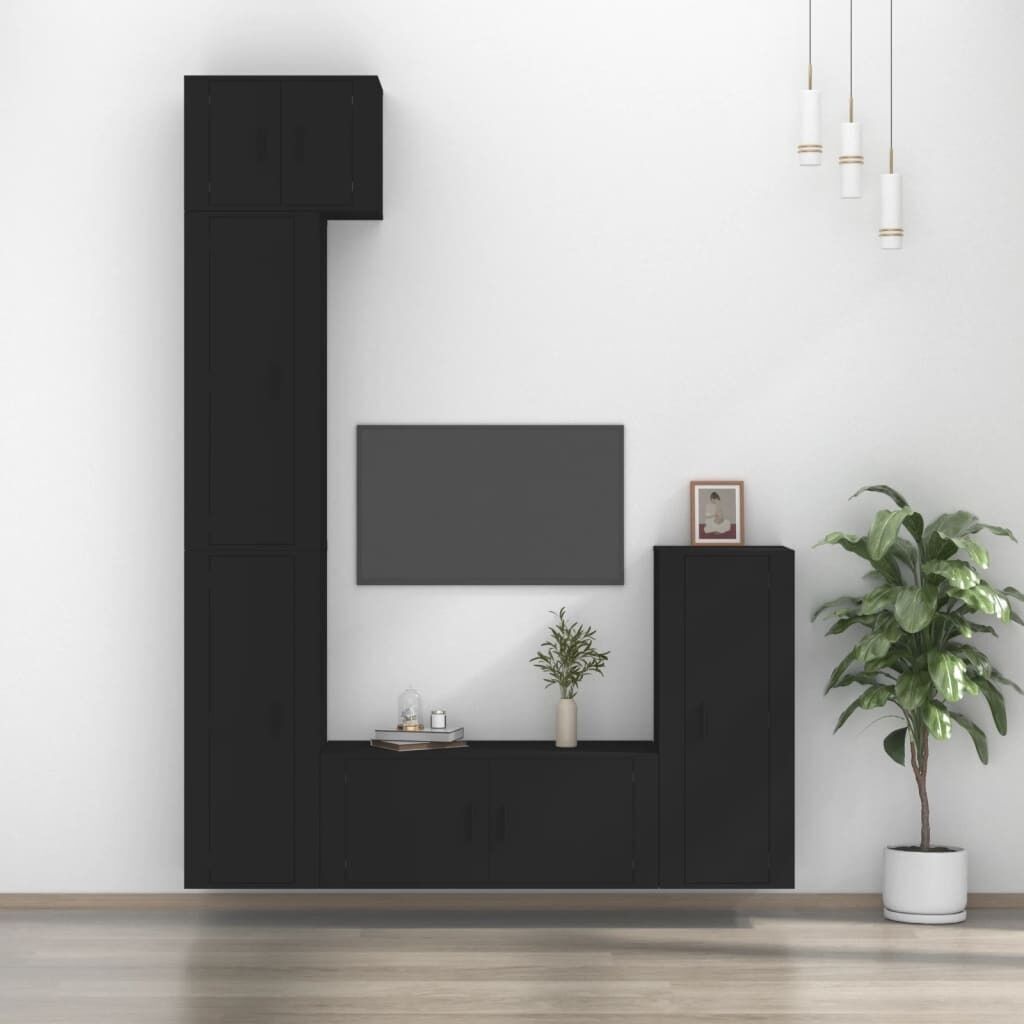 5 Piece TV Cabinet Set Engineered Wood 5 Piece TV Cabinet Set Engineered Wood