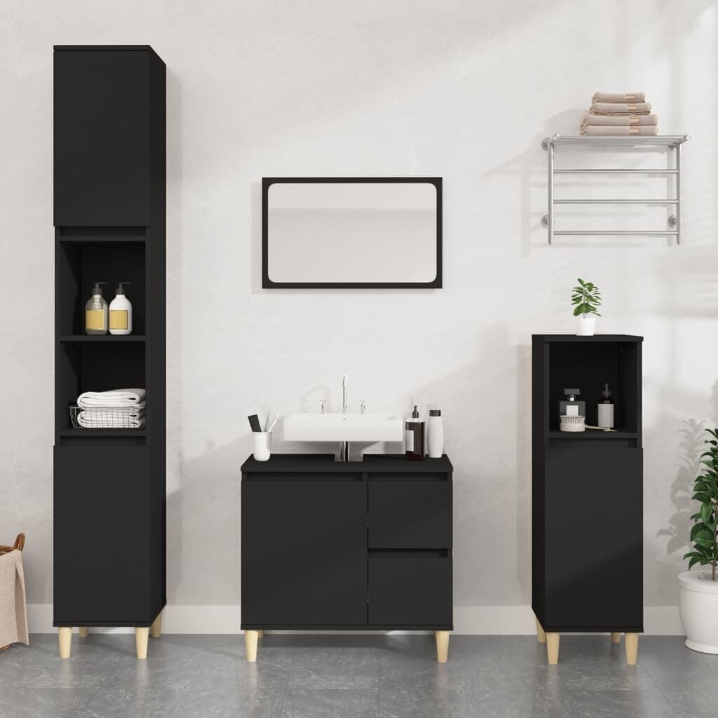 Bathroom Cabinet 30x30x100 cm Engineered Wood Bathroom Cabinet 30x30x100 cm Engineered Wood