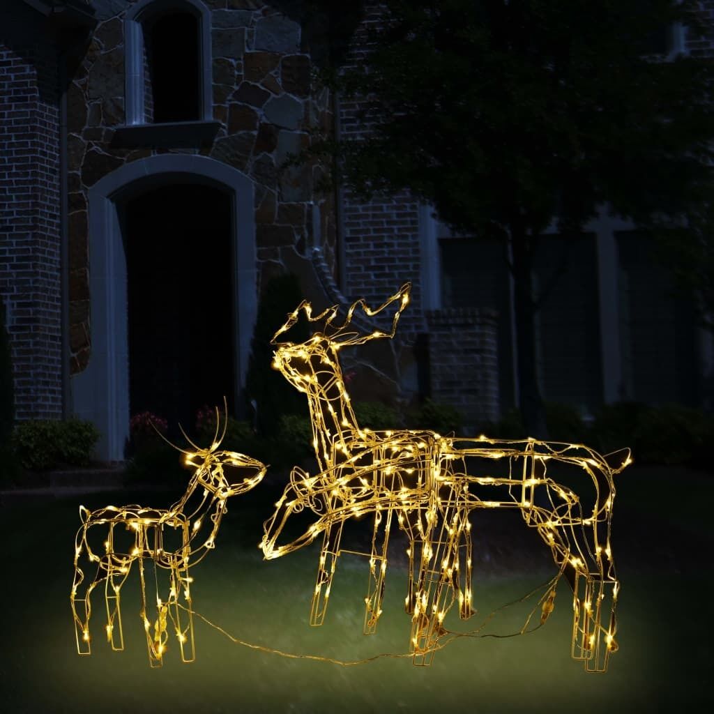 3 Piece Christmas Light Display Reindeers 229 LEDs 3 Piece Christmas Light Display Reindeers 229 LEDs