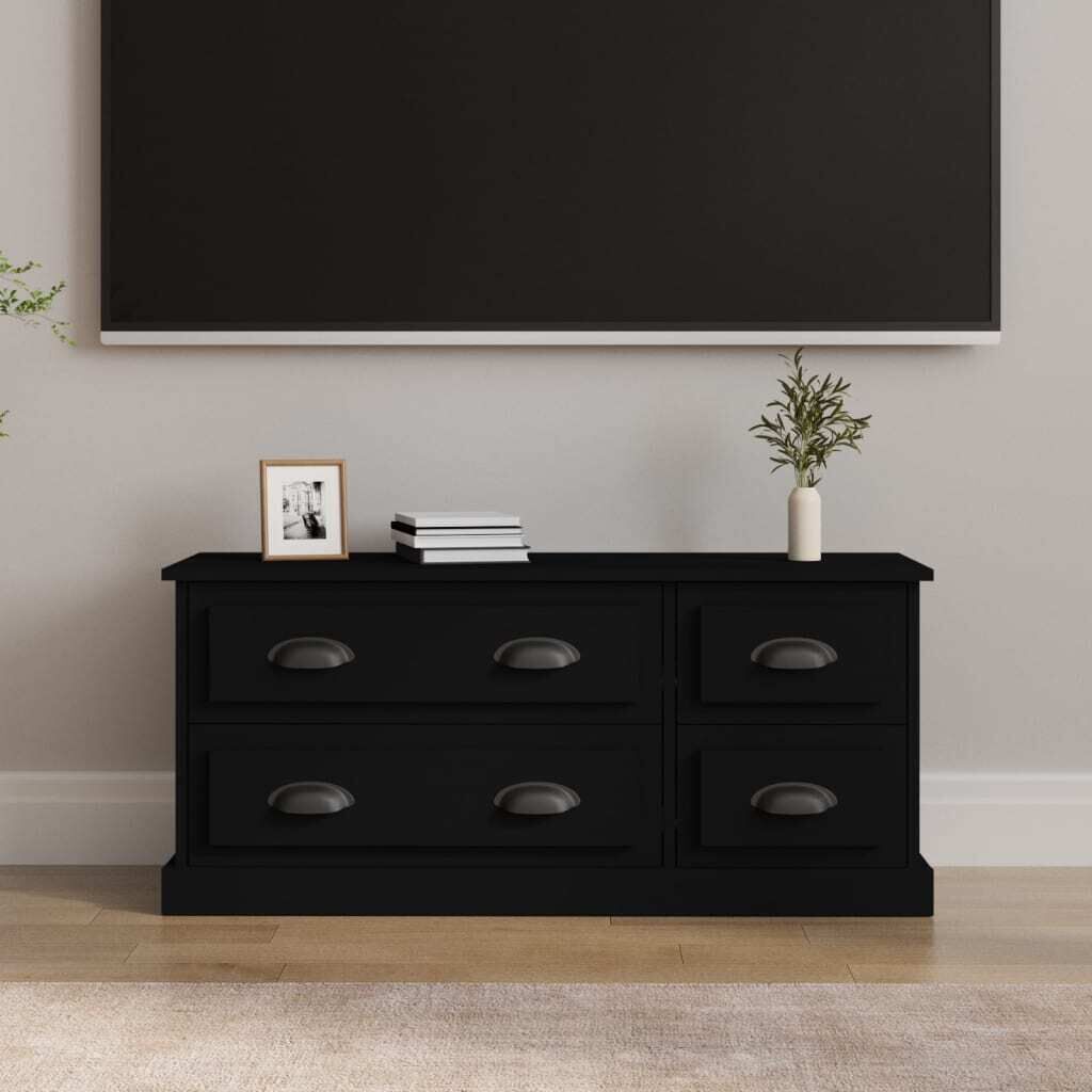 TV Cabinet White 100x35.5x45 cm Engineered Wood TV Cabinet White 100x35.5x45 cm Engineered Wood
