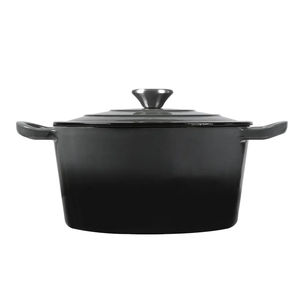 4L Enamel Dutch Oven Pot in Black Colour 4L Enamel Dutch Oven Pot in Black Colour