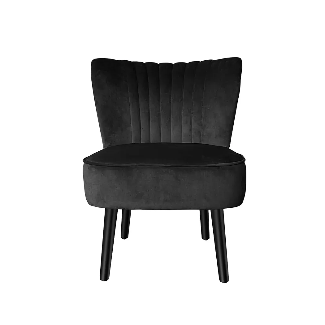 Accent Chair Foot Stool Set Ottoman Black Accent Chair Foot Stool Set Ottoman Black