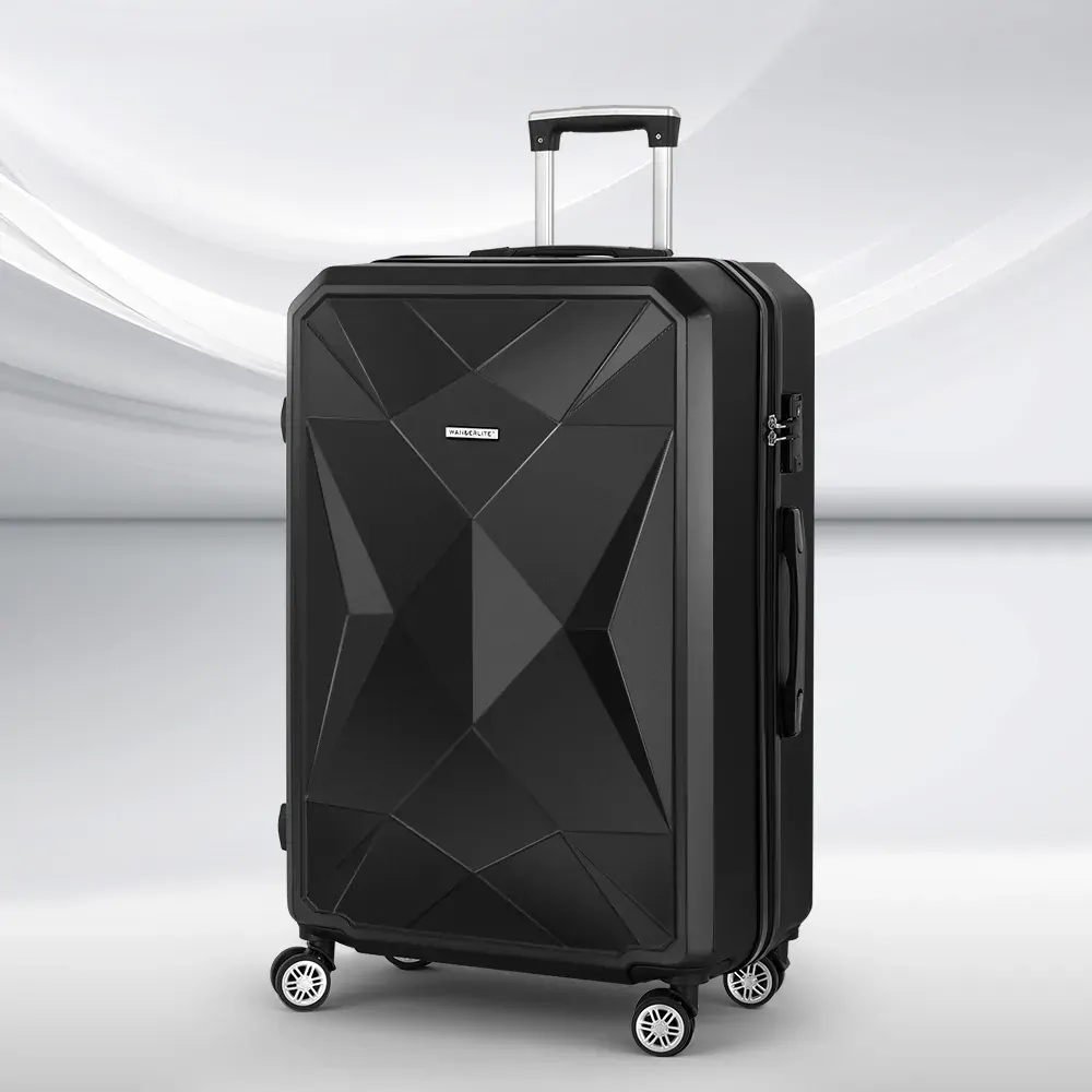 28" 75cm Luggage Trolley Travel Suitcase Carry On Storage TSA Hardshell Black 28" 75cm Luggage Trolley Travel Suitcase Carry On Storage TSA Hardshell Black