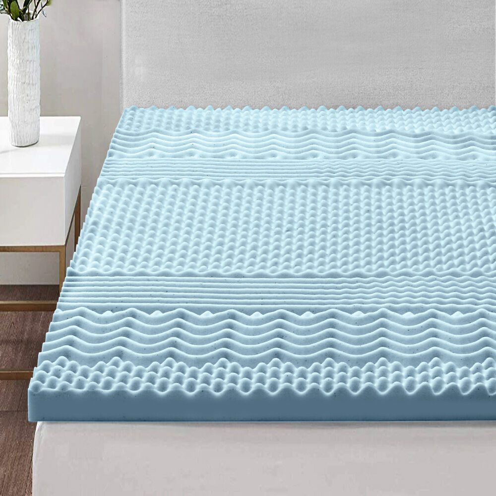 Giselle Bedding Memory Foam Mattress Topper 7-Zone 5cm Double Giselle Bedding Memory Foam Mattress Topper 7-Zone 5cm Double