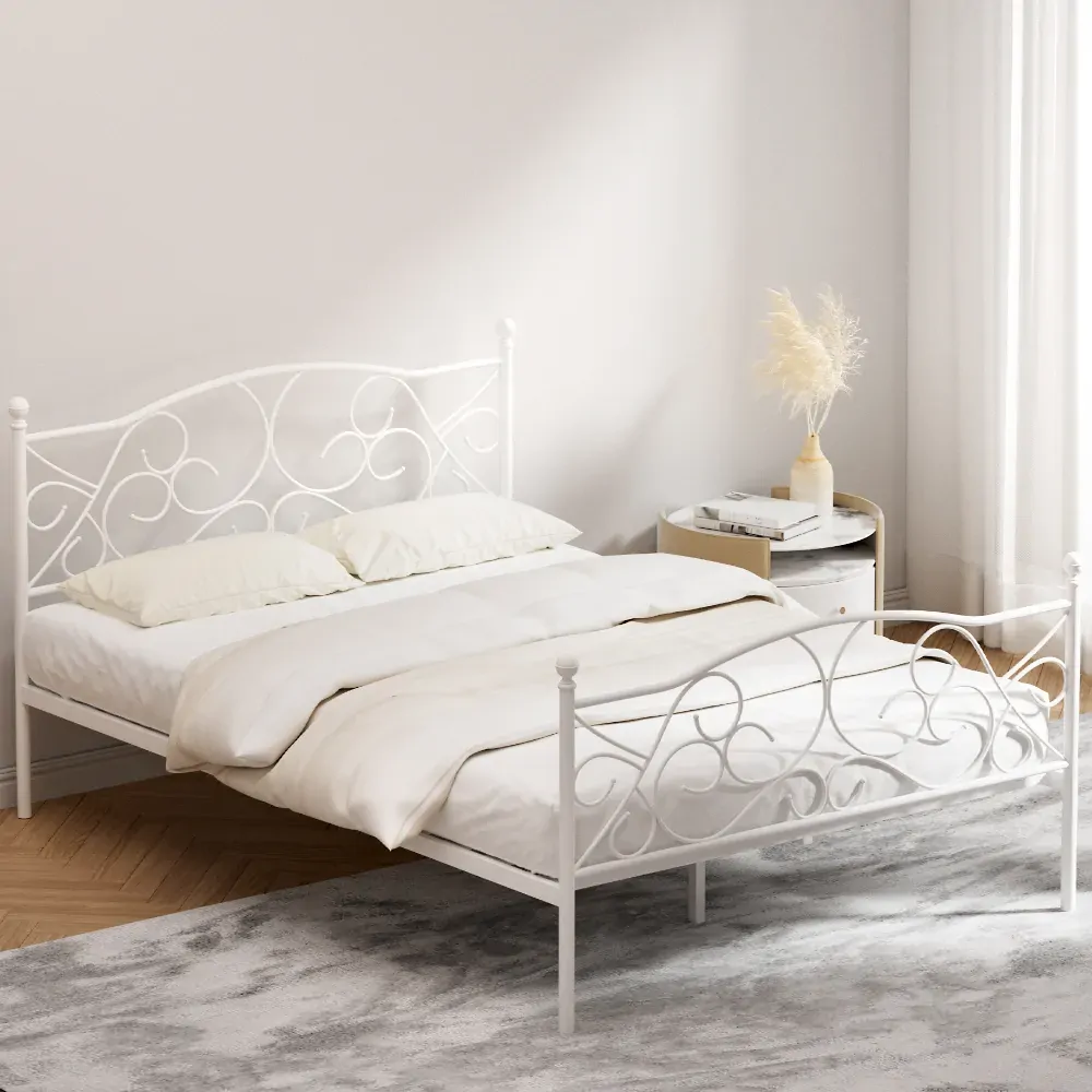 Bed Frame Double Size Metal Frame GROA Bed Frame Double Size Metal Frame GROA