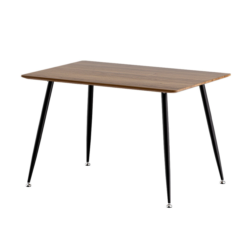 Artiss Dining Table 4 Seater Kitchen Cafe Wooden Table Rectangular 120CM Artiss Dining Table 4 Seater Kitchen Cafe Wooden Table Rectangular 120CM