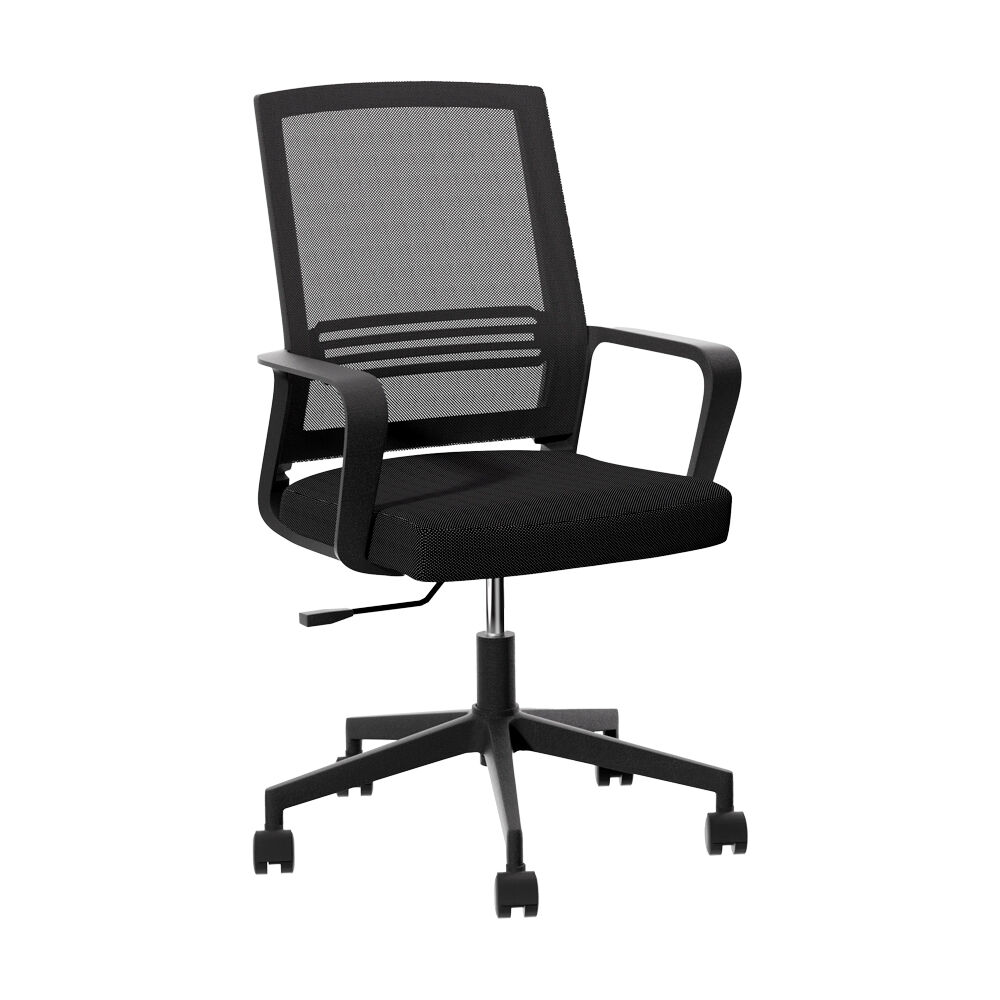 Artiss Mesh Office Chair Computer Gaming Desk Chairs Work Study Mid Back Black Artiss Mesh Office Chair Computer Gaming Desk Chairs Work Study Mid Back Black