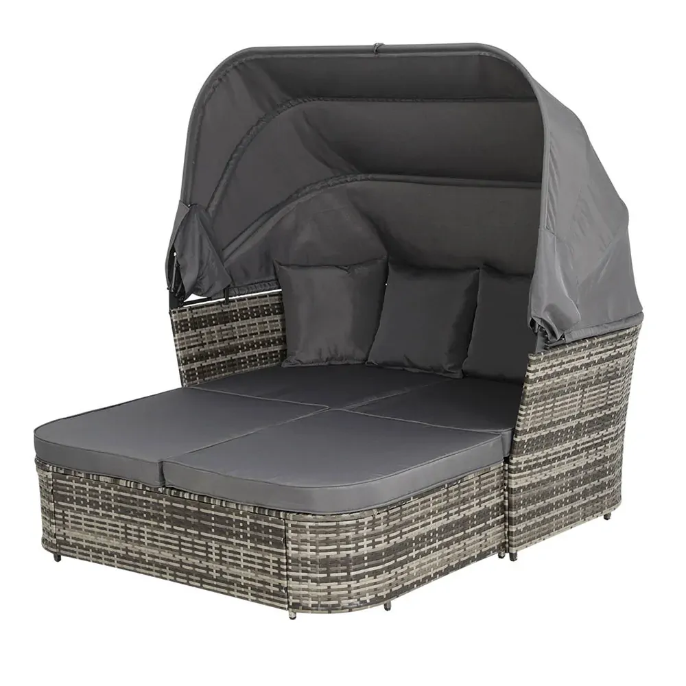 Outdoor Sun Lounge Setting Patio Furniture Wicker Sofa Garden Day Bed Outdoor Sun Lounge Setting Patio Furniture Wicker Sofa Garden Day Bed
