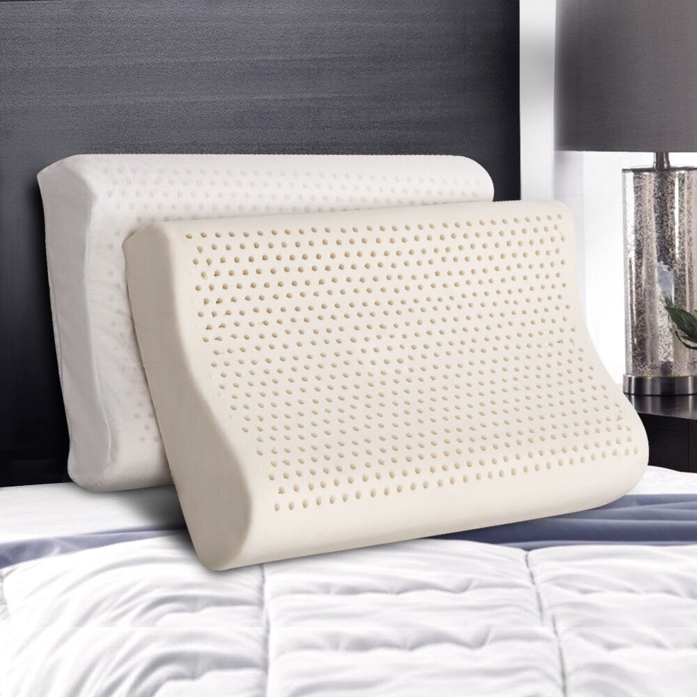 Natural Latex Pillow 2-Zone Twin Pack Natural Latex Pillow 2-Zone Twin Pack