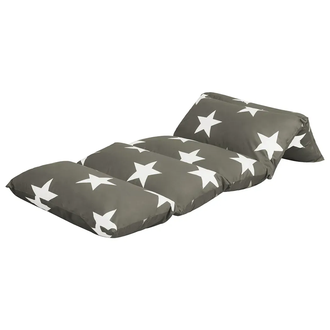 Foldable Mattress Kids Pillow Dark grey Large Foldable Mattress Kids Pillow Dark grey Large