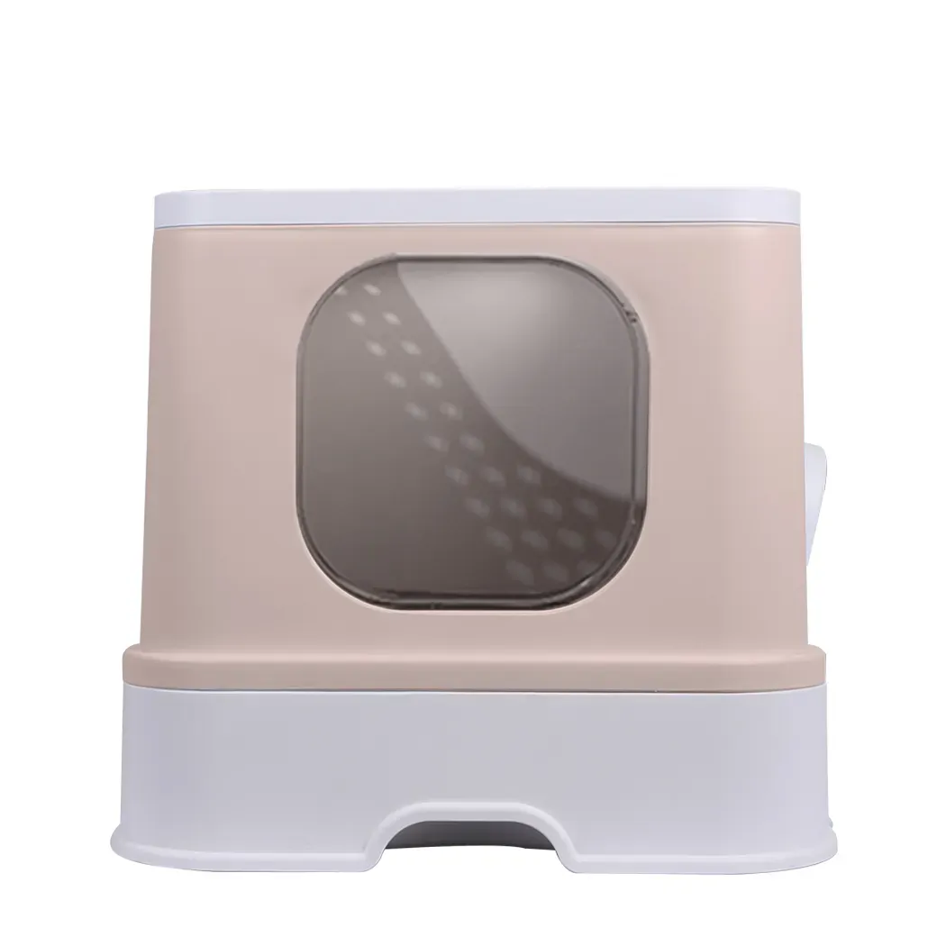 Cat Litter Box Fully Enclosed Kitty Coffee Cat Litter Box Fully Enclosed Kitty Coffee