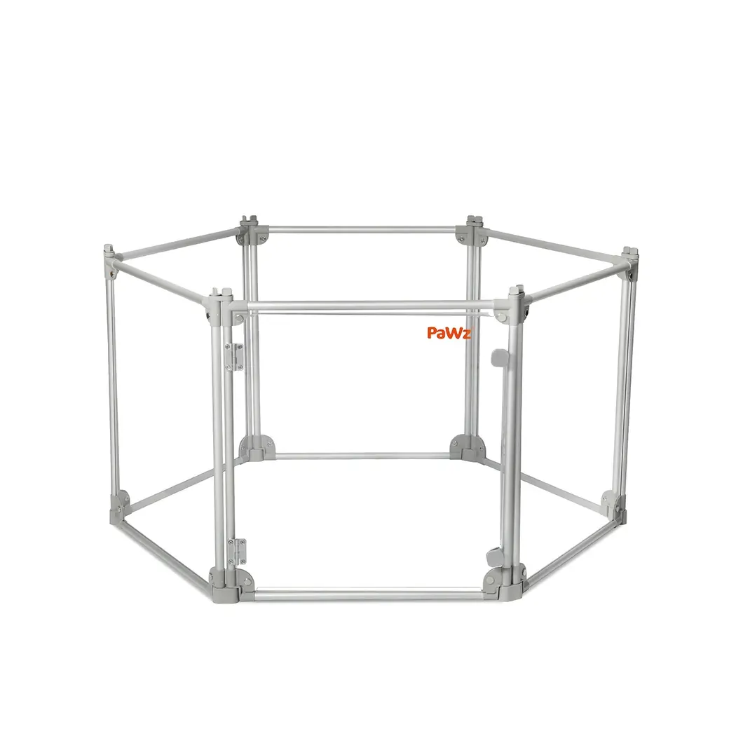 Pet Playpen Transparent Acrylic Clear Folding Dog Fence Kennel 6 Panel Pet Playpen Transparent Acrylic Clear Folding Dog Fence Kennel 6 Panel