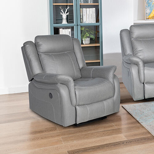 Carlton Recliner 1R Grey Fabric Power Seat Carlton Recliner 1R Grey Fabric Power Seat
