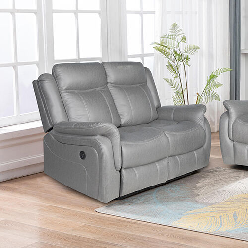 Carlton Recliner 2R Grey Fabric Power Seat Carlton Recliner 2R Grey Fabric Power Seat